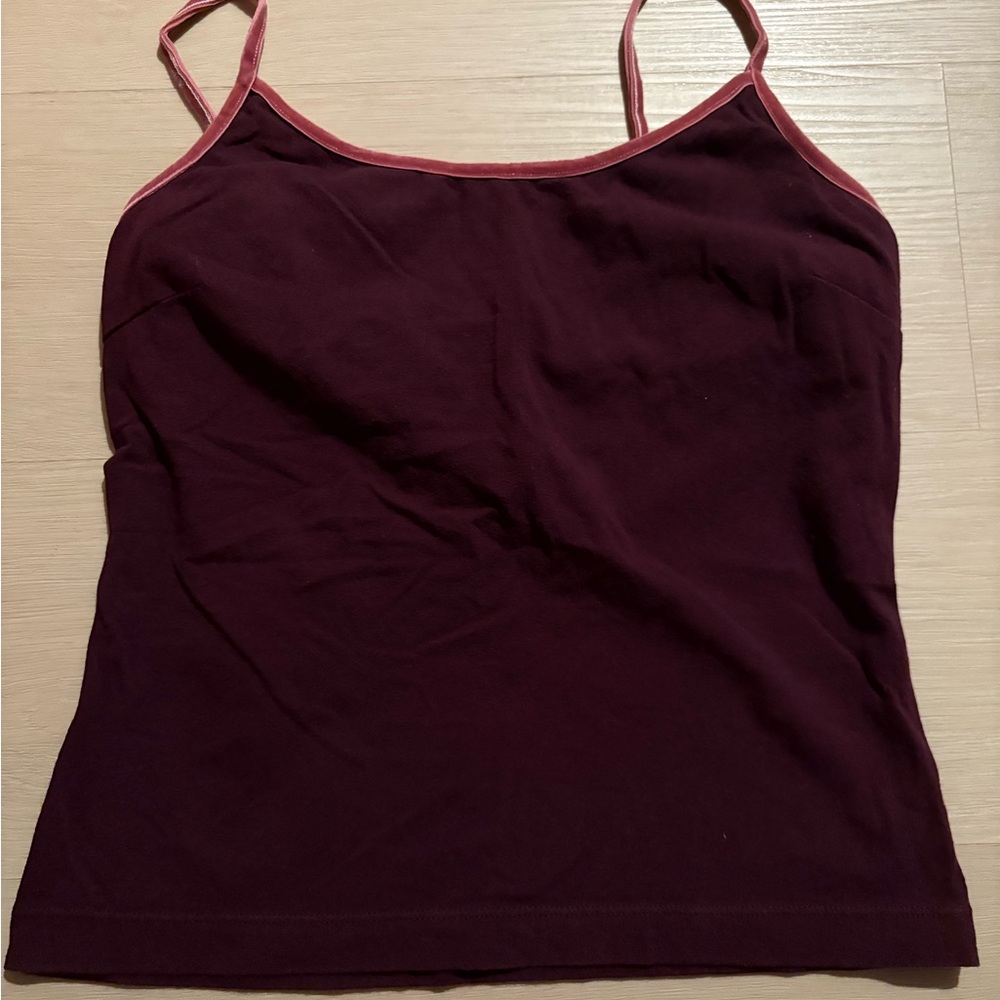 Vintage Burgundy Camisole Top